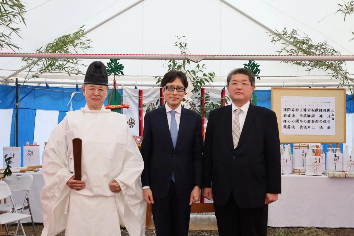 地鎮祭の様子