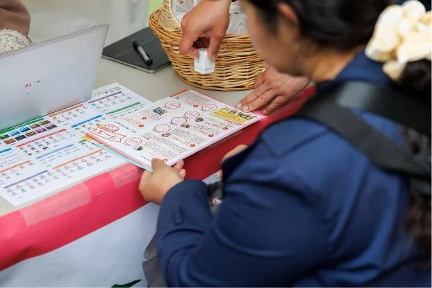 資料を見ながらの相談