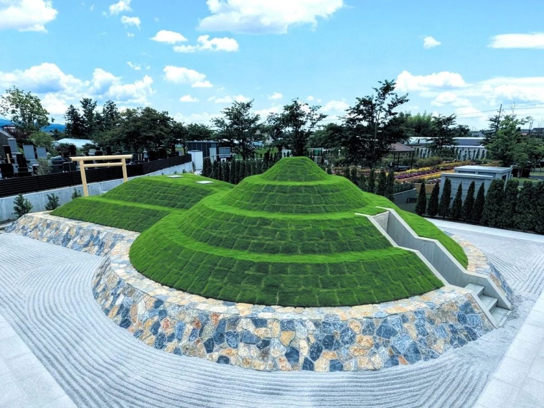 おおさきさくら花陵古墳墓の全景